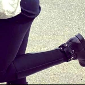 Frye leather black riding boots